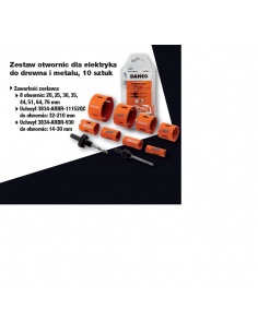 BAHCO OTWORNICA 3834 KPL.10szt