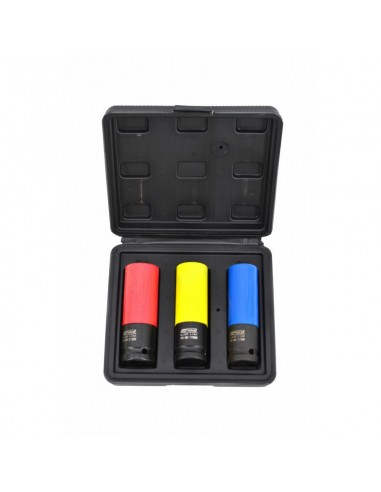 AWTOOLS ZESTAW NASADEK DO FELG ALUMINIOWYCH KOMPLET 17-19-21mm 3szt.