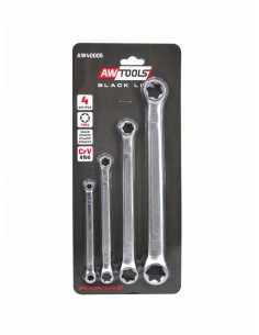 AWTOOLS  KLUCZ OCZKOWY TORX E6-E24 - 4 CZĘŚCI