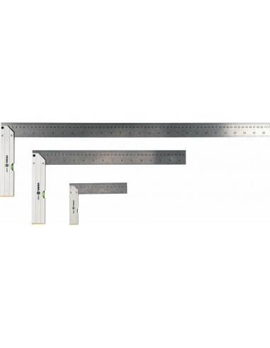 VOREL KĄTOWNIK METALOWY ZE STOPKĄ I LIBELKĄ KPL.3szt.