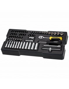 STANLEY ZESTAW KLUCZY  60el. 1/4" TRANSMODULE
