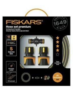 FISKARS ZESTAW Z WĘŻEM OGRODOWYM PREMIUM 3/8" 15m - Q4