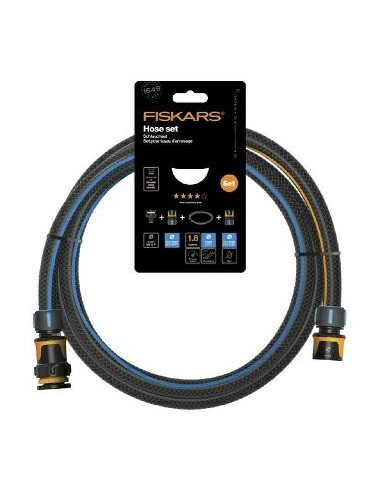 FISKARS ZESTAW PRZYŁĄCZENIOWY WĄŻ 1/2" 1,8m - Q4