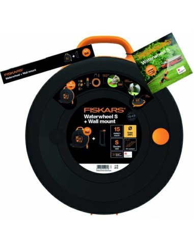 FISKARS ZESTAW BĘBEN Z WĘŻEM S + UCHWYT NAŚCIENNY