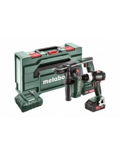 METABO.ZESTAW COMBO 18V 2.5.2 (BS 18 LT BL + BH 18 LTX BL) 2,0+4,0Ah +METABOX