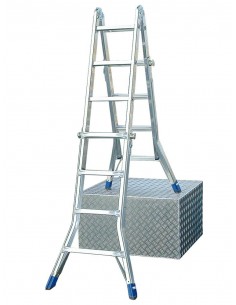 KRAUSE DRABINA STABILO PRZEGUBOWA 4x5 SZCZEBLI TELESKOPOWA