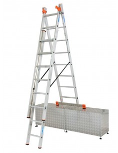 KRAUSE DRABINA TRIBILO 3x8 SZCZEBLI ADAPTACJA NA SCHODY