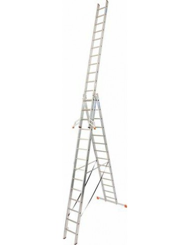 KRAUSE DRABINA TRIBILO 3x14 SZCZEBLI + STABILIZATOR TRIGON