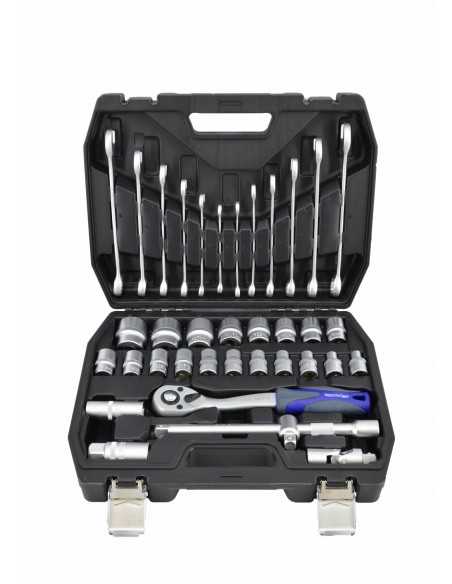 ADLER ZESTAW KLUCZY NAS.1/2" I PŁ.37el.