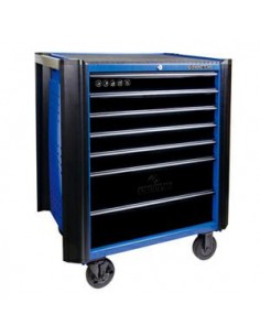 KING TONY WÓZEK WARSZTATOWY  7 SZUFLAD 269el. NIEBIESKI