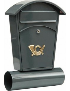 VOREL SKRZYNKA NA LISTY 480x280x80mm GRAFIT