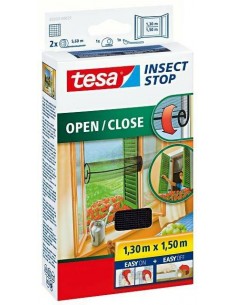 TESA MOSKITIERA OKIENNA ZWIJANA CZARNA 1,3m x 1,5m