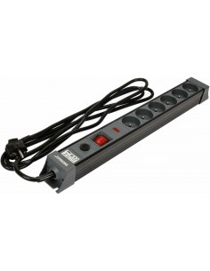 STHOR PRZEDŁUŻACZ / LISTWA PRZEPIĘCIOWA / PRZECIĄŻENIOWA 6-GNIAZD 3,0m