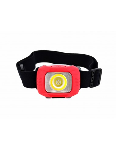 AWTOOLS BLACK LINE  LATARKA CZOŁOWA TINRAY COB + CREE LED 3xAAA