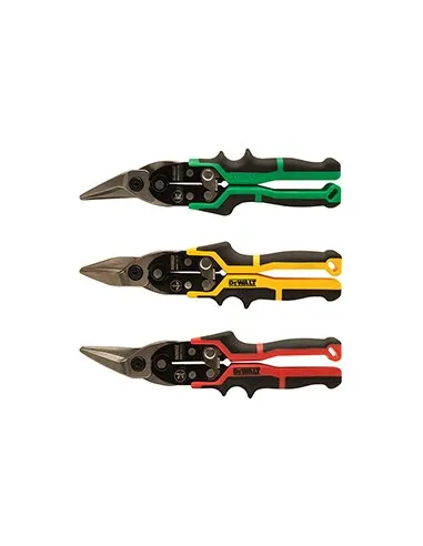 DEWALT NOŻYCE DO BLACHY ERGO KPL. 3cz.