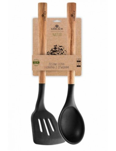 GERLACH ZESTAW CHOCHLA + ŁYŻKA NATUR