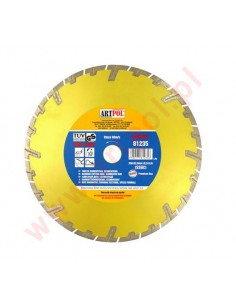 TARCZA DIAMENTOWA 230 x 22,2mm SEGMENTOWA SZYBKIE I GŁĘBOKIE CIĘCIE /AR