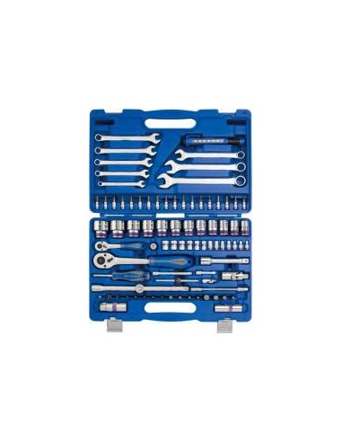 KING TONY ZESTAW KLUCZY NASADOWYCH 83cz. 1/4"-1/2"  6-KĄTNE