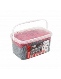 AWTOOLS SYSTEM POZIOMOWANIA PŁYTEK PROMO BOX 1,5mm - 7-15mm - KLIPS 700szt. + KLIN 200szt.