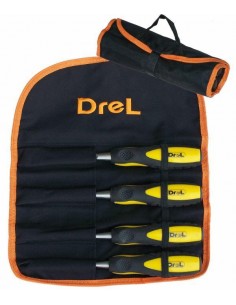 DREL DŁUTA DO DREWNA  PŁASKIE KPL. 4szt. 6/12/20/25mm