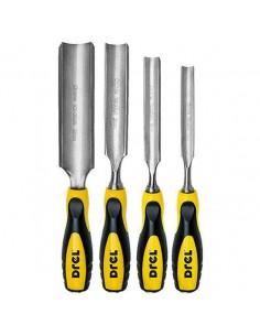 DREL DŁUTA DO DREWNA PÓŁOKRĄGŁE KPL. 4szt. 14/18/24/38mm