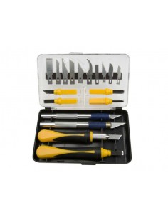 DREL NOŻE I DŁUTA PRECYZYJNE 22szt.