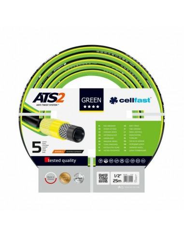 CELLFAST WĄŻ OGRODOWY GREEN ATS2 ROZMIAR: 5/8" DŁUGOŚĆ: 25m