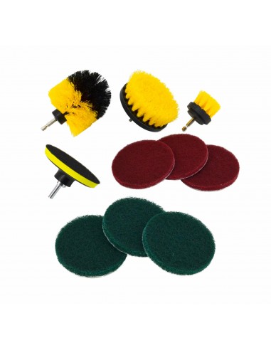 AWTOOLS SZCZOTKI DO CZYSZCZENIA NA WKRĘTARKĘ 10 SZTUK