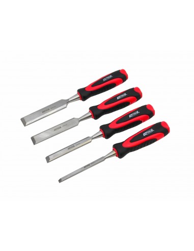 AWTOOLS ZESTAW DŁUT Z PLASTIKOWYMI UCHWYTAMI 4 SZTUKI 6/12/18/24 MM