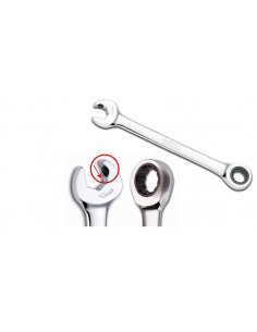 SATA KLUCZ PŁASKO-OCZKOWY  21mm Z PODWÓJNĄ GRZECHOTKĄ