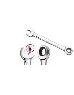 SATA KLUCZ PŁASKO-OCZKOWY  21mm Z PODWÓJNĄ GRZECHOTKĄ