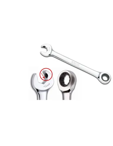 SATA KLUCZ PŁASKO-OCZKOWY  21mm Z PODWÓJNĄ GRZECHOTKĄ