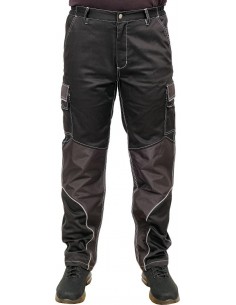 YATO SPODNIE Z ELASTANEM CZARNE ROZ. XXXL