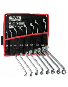 KLUCZ OCZKOWY -ODGIĘTY  8szt. /SILVER