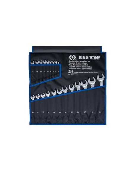 KING TONY ZESTAW KLUCZY PŁASKO-OCZKOWYCH 6-32mm