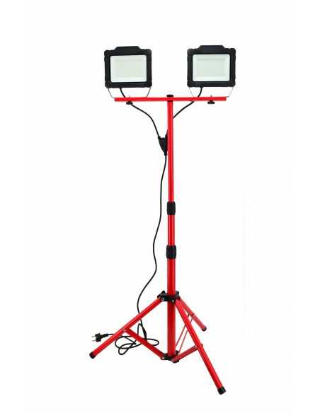 AWTOOLS REFLEKTOR SMD LED ZE STATYWEM 2x50W