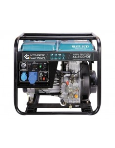 KS GENERATOR DIESEL KS  6100HDE (EURO V) 5,5kW 230V, ROZRUCH ELEKTRYCZNY