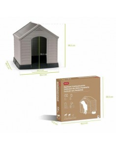 CURVER BUDA DLA PSA GRAFIT 95x99x99cm