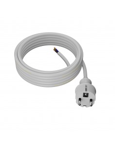 AWTOOLS PRZEWÓD Z WTYCZKĄ 5m 3x1,5 BIAŁY H05VV-F