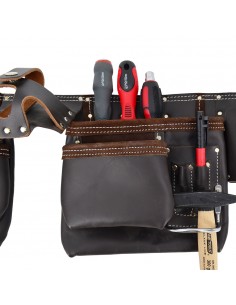 AWTOOLS PAS MONTERSKI PROFESJONALNY 11 KIESZENI GŁADKI BLACK LINE