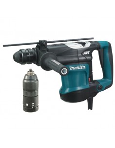 MAKITA MŁOTOWIERTARKA SDS-PLUS Z OPCJĄ KUCIA 850W 4,9J AVT + DODATKOWY UCHWYT HR3210FCT