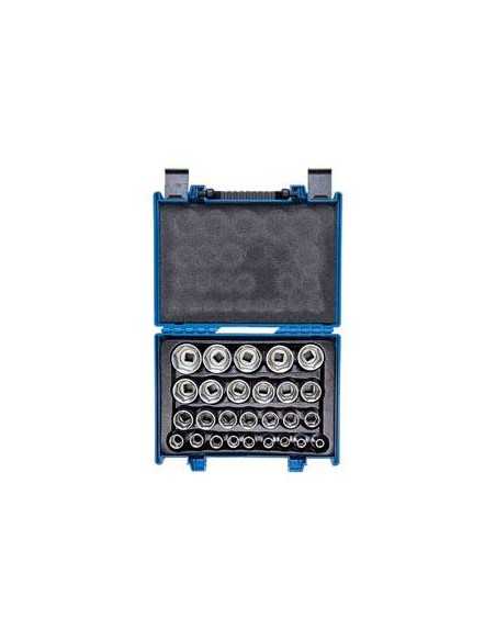 KT ZESTAW NASADEK KRÓTKICH 1/2"6kąt. 27szt. WALIZKA