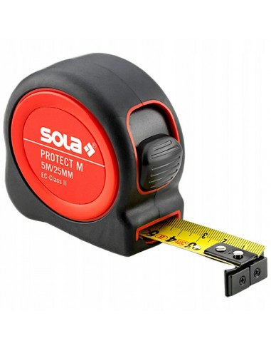 SOLA MIARA ZWIJANA 5m PROTECT M 25mm MAGNETYCZNA