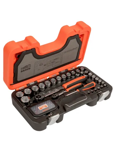 BAHCO ZESTAW KLUCZY SLIM  79el. 1/2" 1/4"