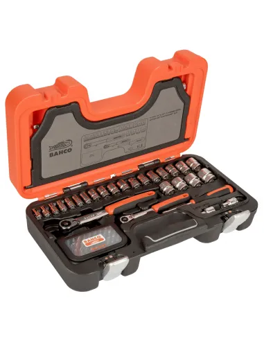 BAHCO ZESTAW KLUCZY SLIM  91el. 3/8" 1/4"