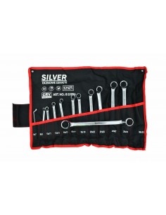 KLUCZ OCZKOWY - ODGIĘTY 12szt. 6-32 mm /SILVER