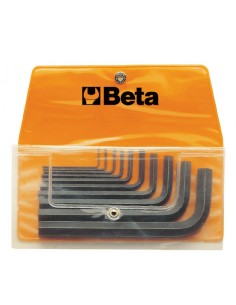 BETA KLUCZE IMBUSOWE / Z KOŃCÓWKĄ TRZPIENIOWĄ SZEŚCIOKĄTNĄ 10szt 1,5-12mm