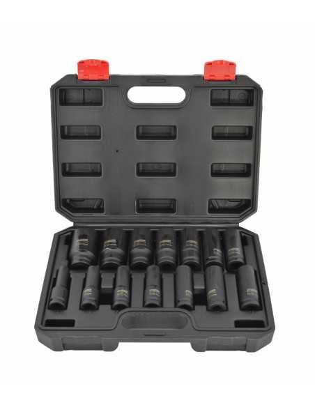 AWTOOLS ZESTAW NASADEK UDAROWYCH 1/2" 14cz. BLACK LINE