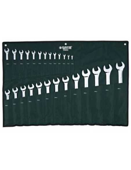 SATA KLUCZE PŁASKO-OCZKOWE 26szt. SASZETKA