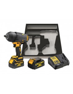 DEWALT KLUCZ UDAROWY 1/2" 18V 1355Nm 2x5,0Ah Z WYTŁOCZKĄ DO WÓZKA DCF900P2G